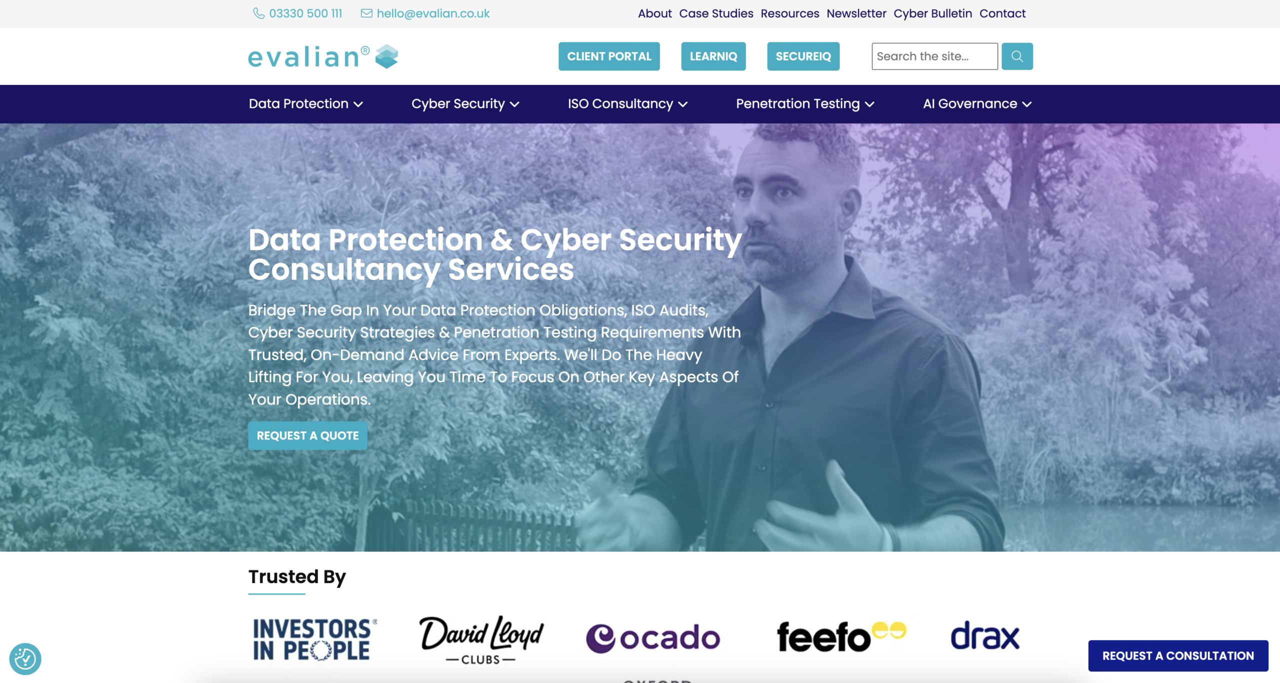 Evalian managed IT security service provider supporting governance, risk and compliance
