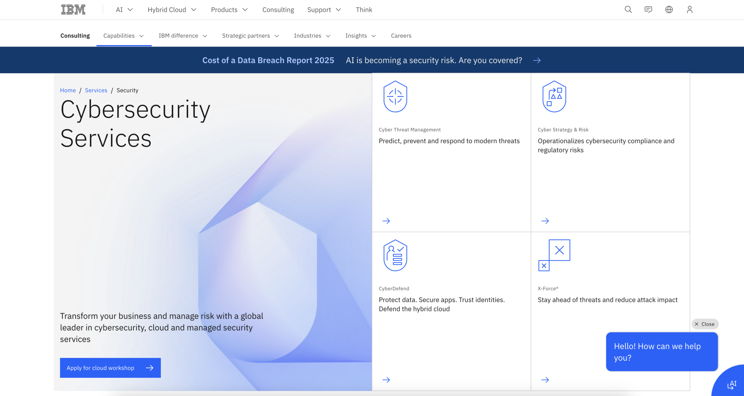 IBM Security enterprise managed IT security service provider delivering global SOC services