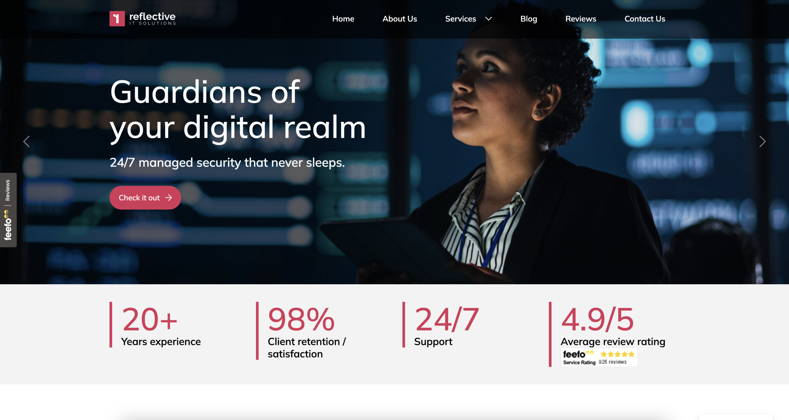 Reflective managed IT security service provider delivering SOC and MDR services