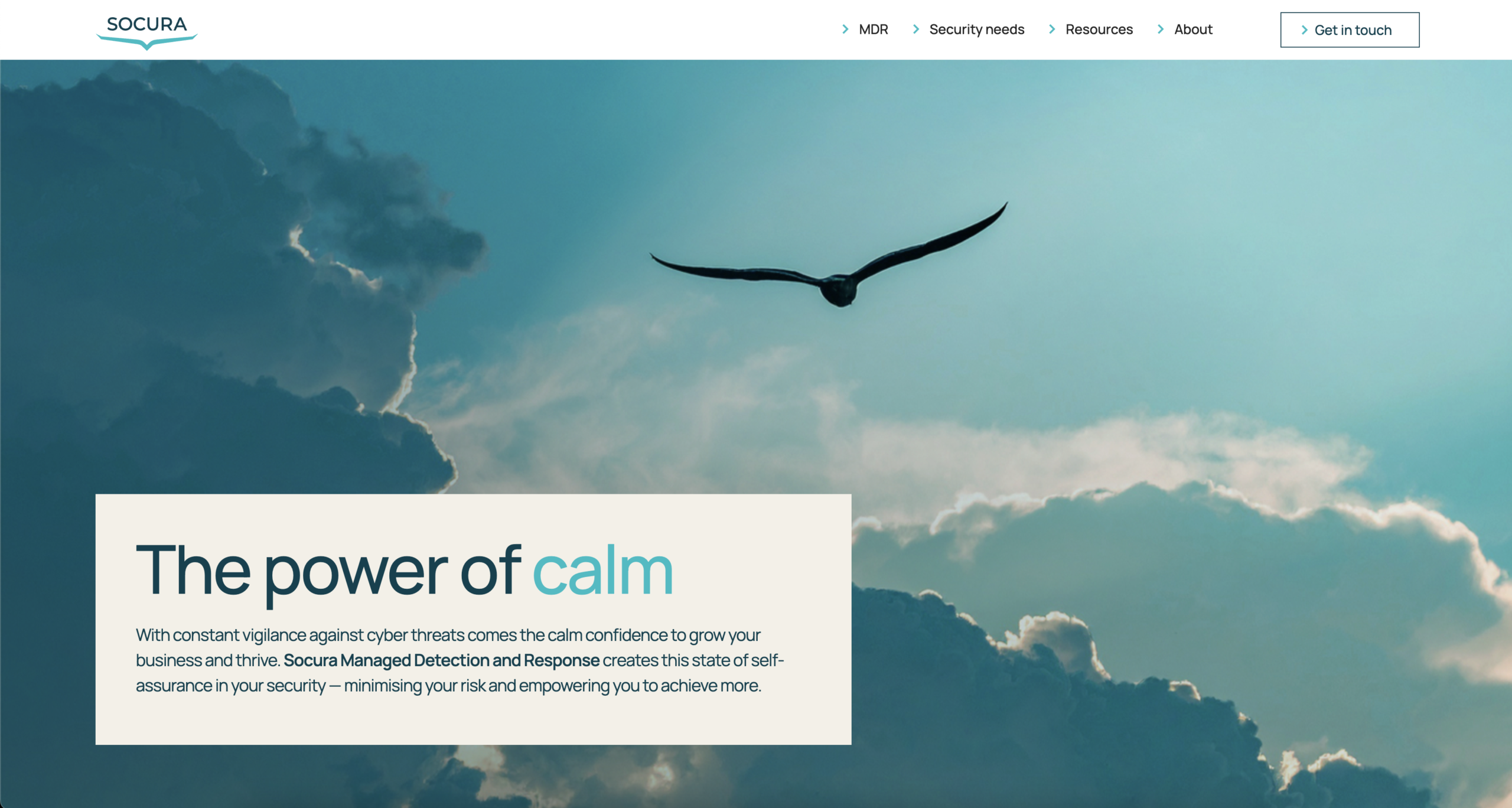 Socura managed IT security service provider delivering SOC as a Service and MDR