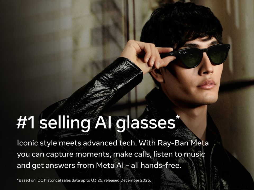 Ray-Ban Meta AI glasses: capture moments, make calls and listen to music hands-free