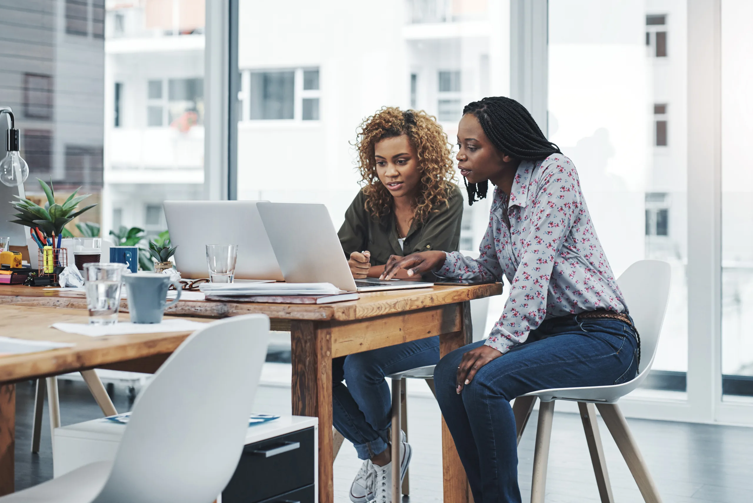 Reflective IT cyber security expert supporting a small business owner